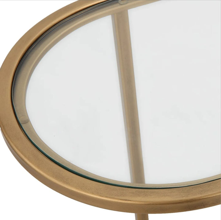 Lutterworth Glass Top Nesting Tables