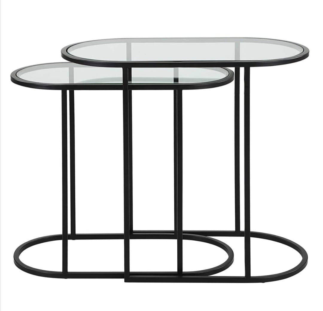 Sara side glass table