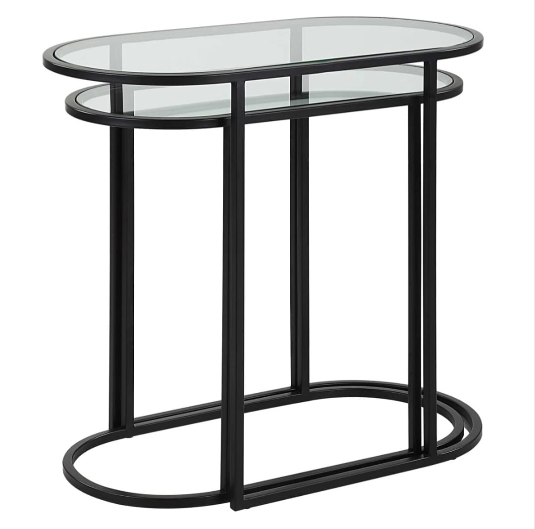 Sara side glass table