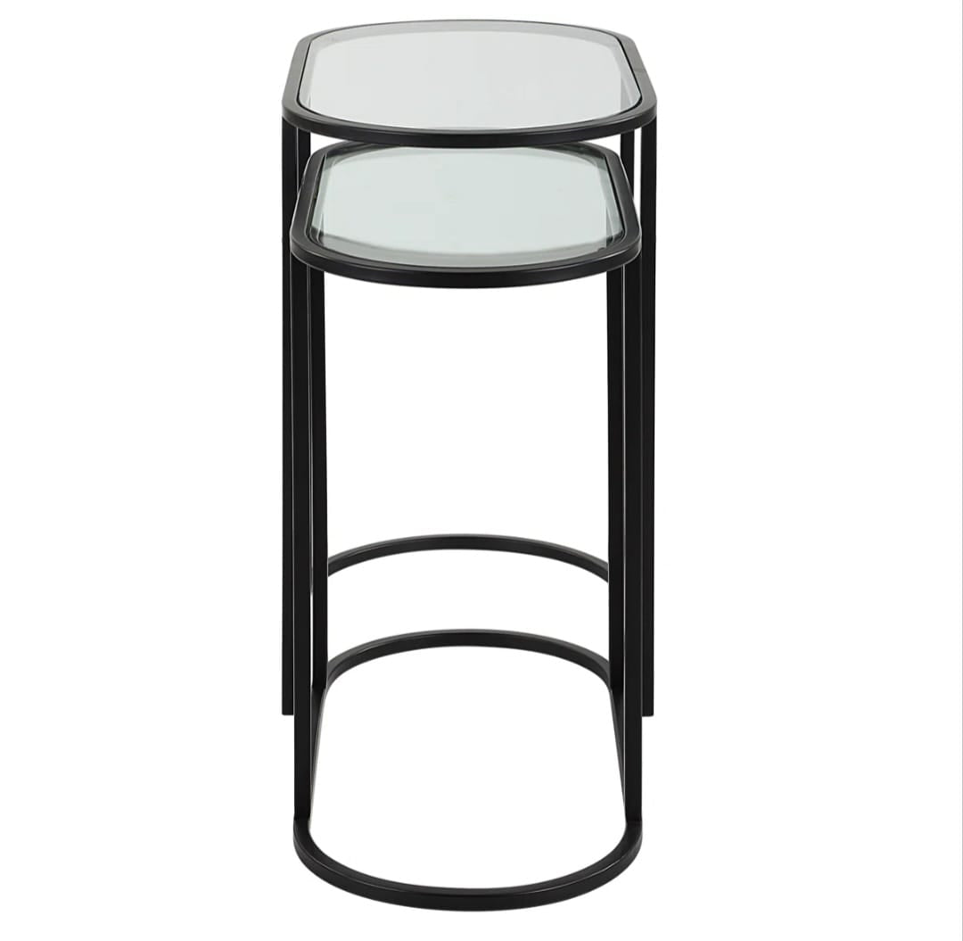Sara side glass table