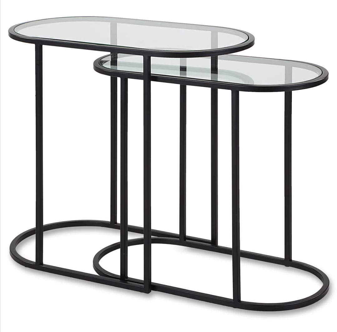 Sara side glass table