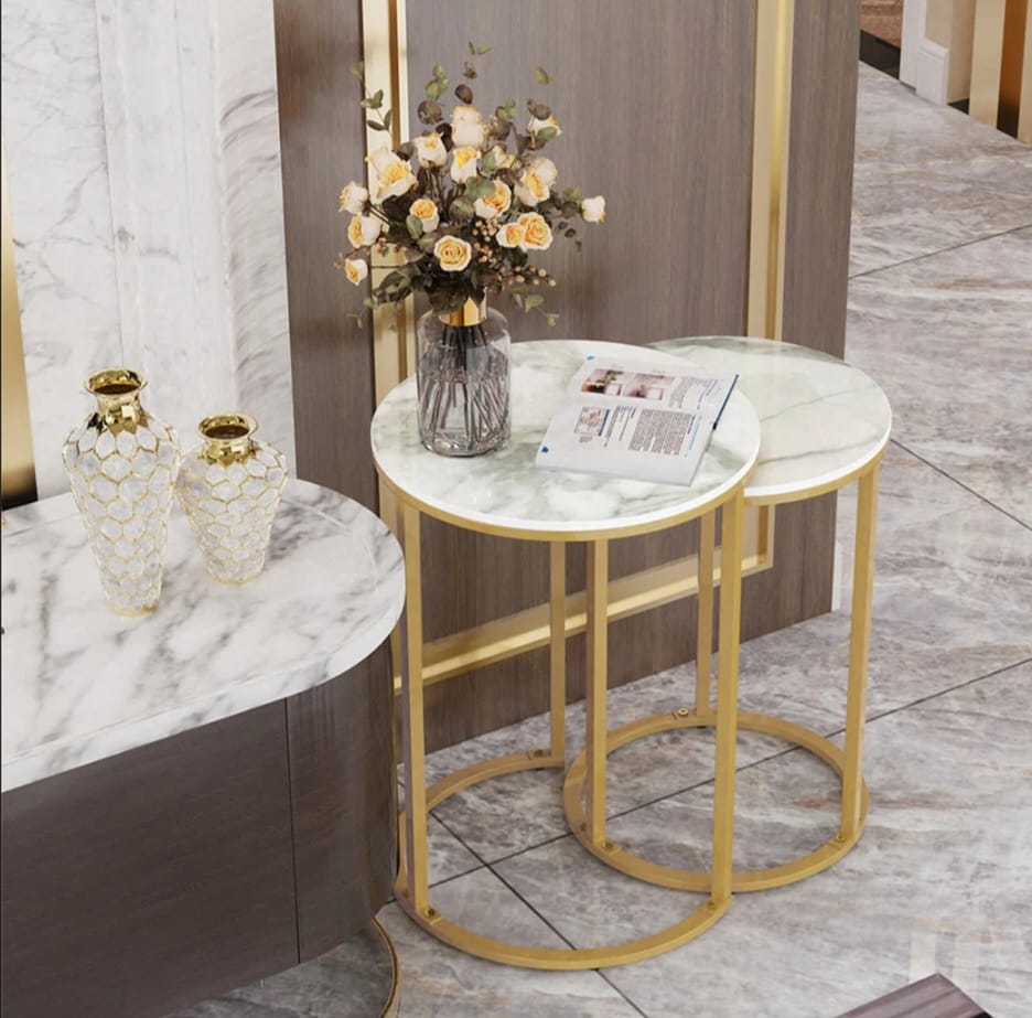 Lasa  Round   Nesting   Table   Set   of   2