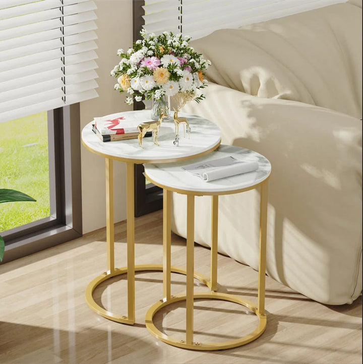 Lasa  Round   Nesting   Table   Set   of   2