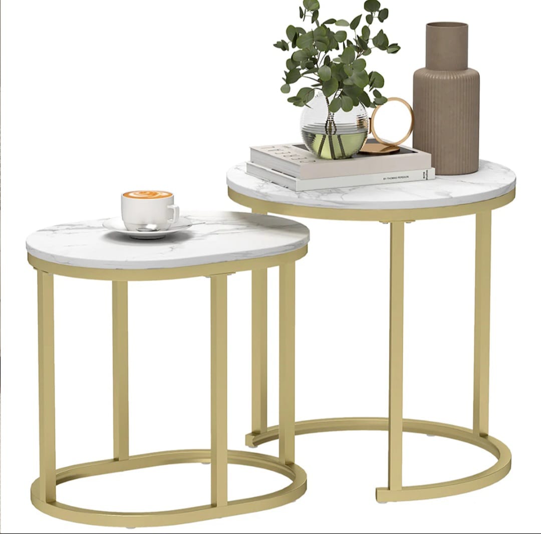 Soba Round Nesting Table Set of 2