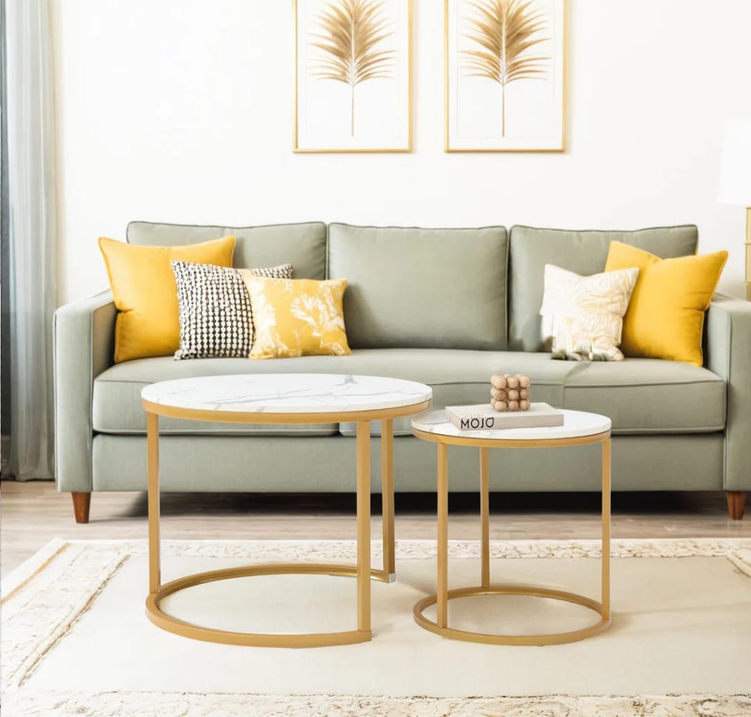 Hadee Round Nesting Coffee Table