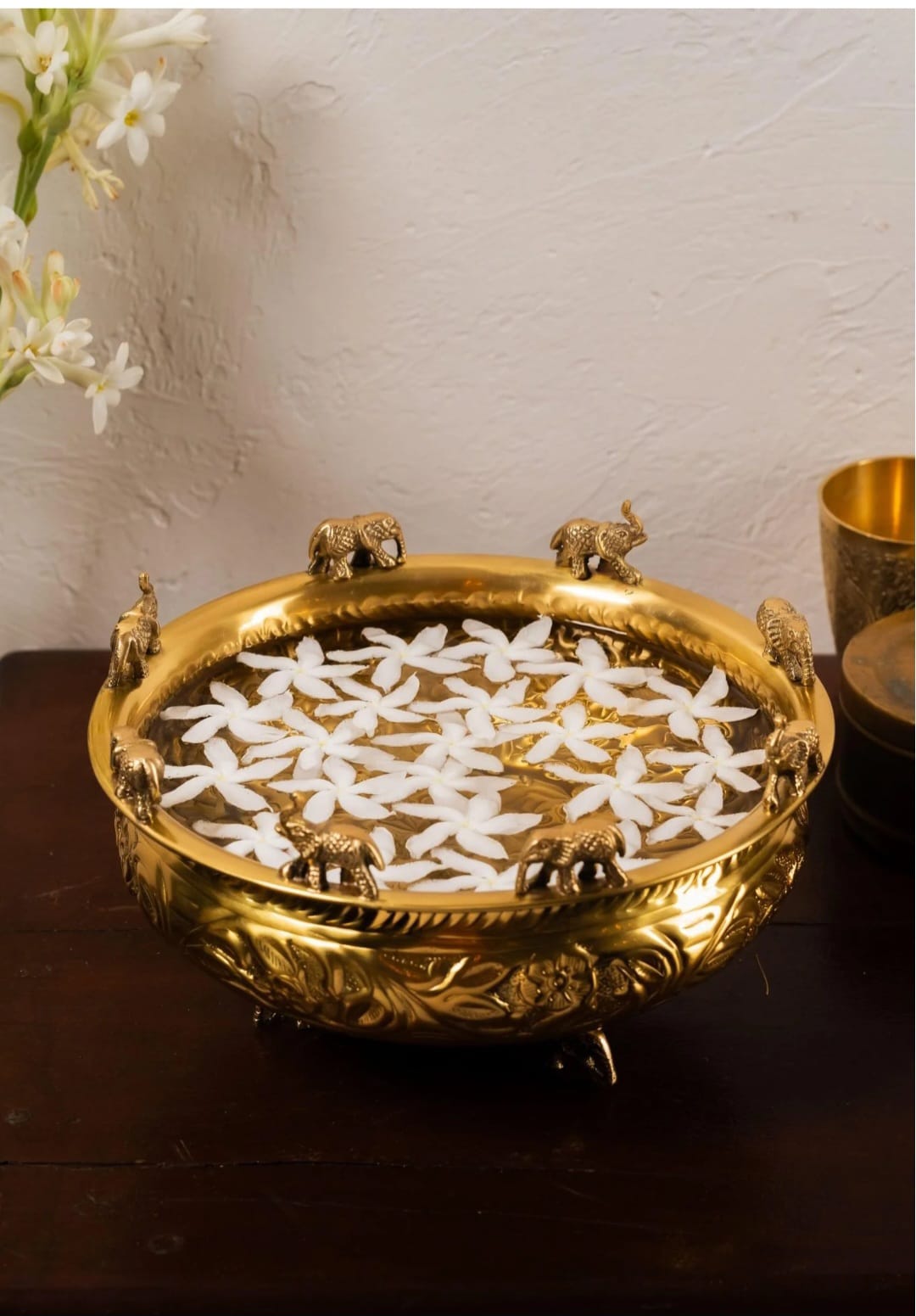 Swarna Design Embossed Elephant urli