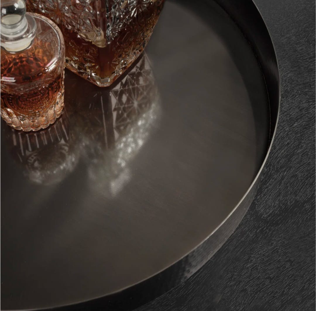 Nova serving hammered tray