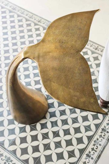 mermaid tail side table