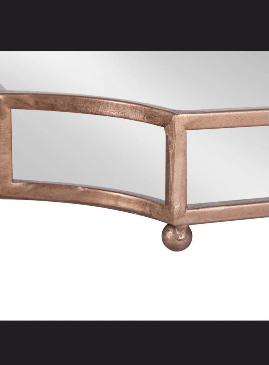 Luxurious Large Decorative Metal Tray