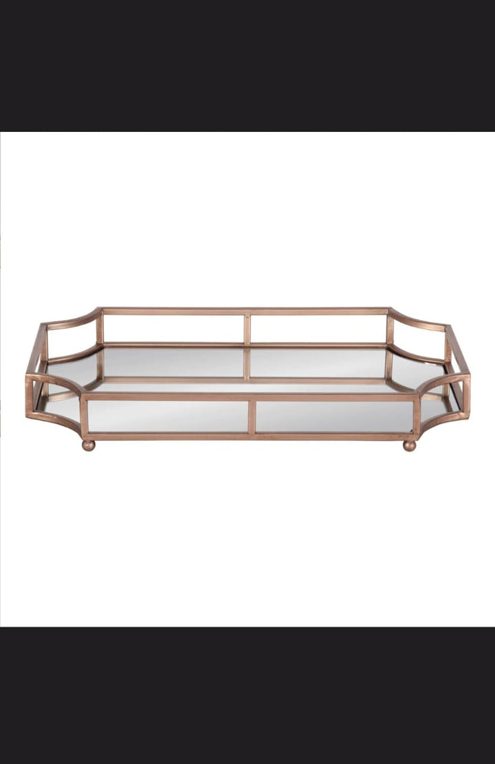Luxurious Large Decorative Metal Tray