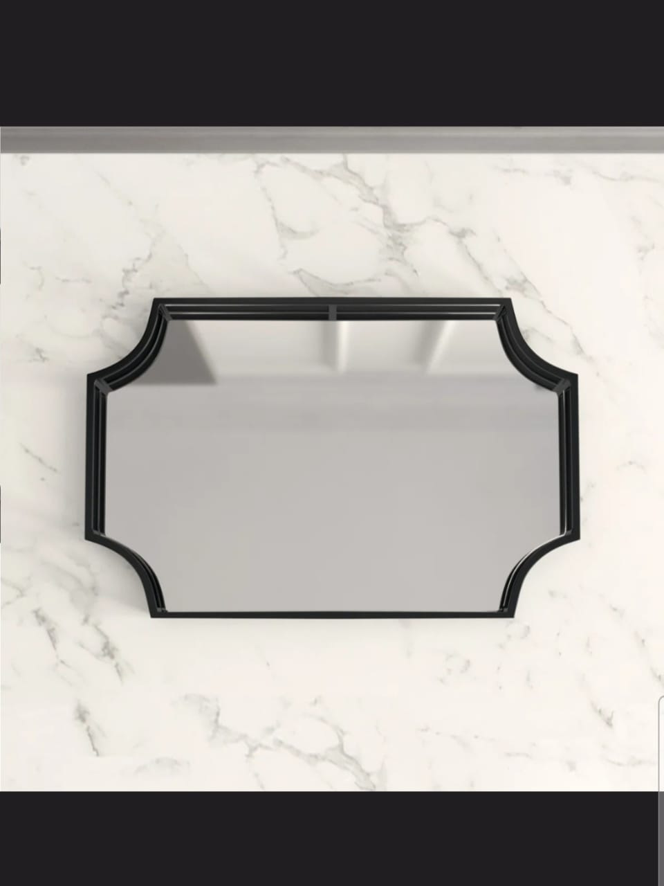 Ahara mirrored  glass tray
