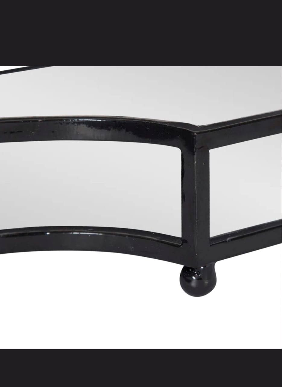 Ahara mirrored  glass tray
