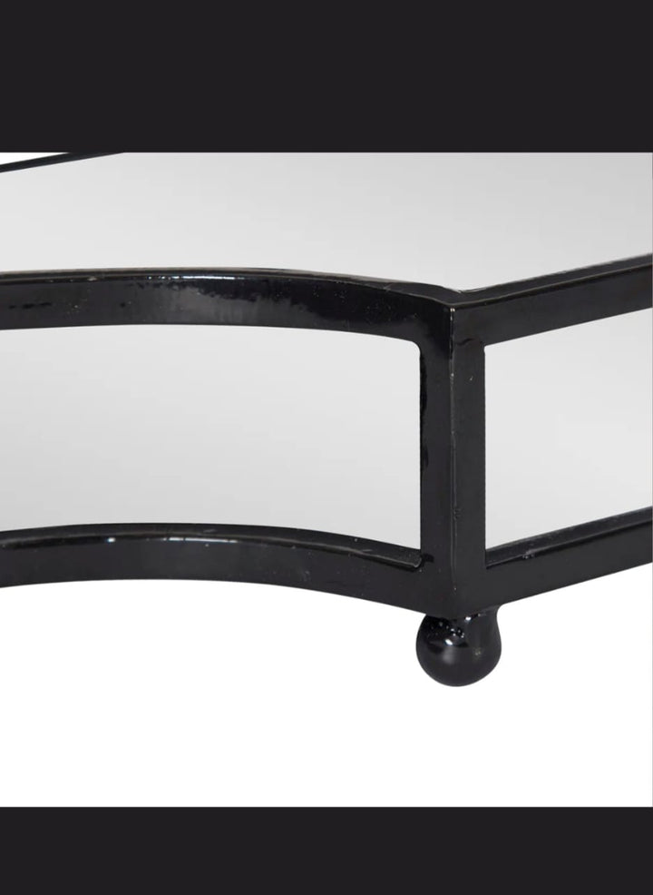 Ahara mirrored  glass tray
