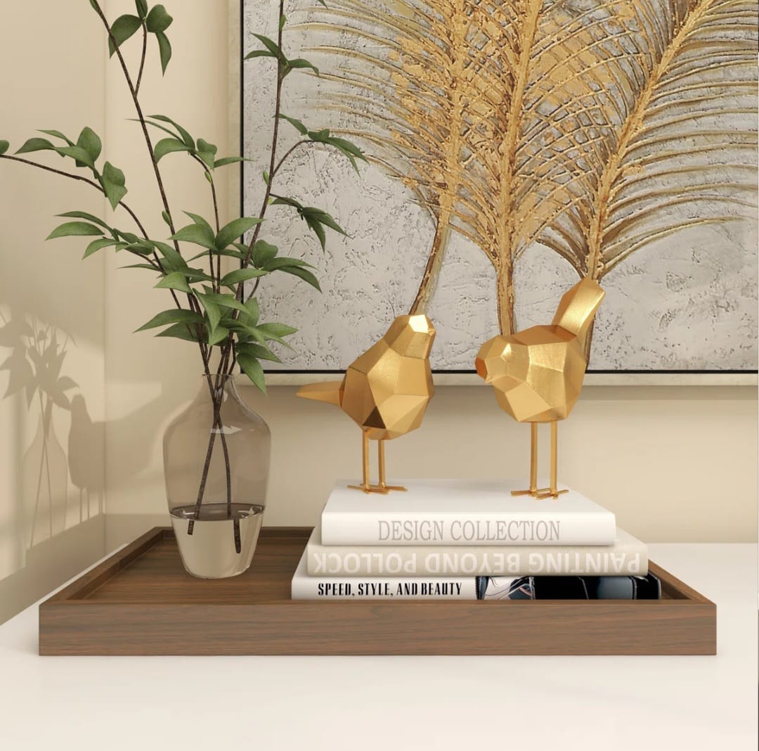 Salara    Birds   Set   of   2   Decorative   Accent