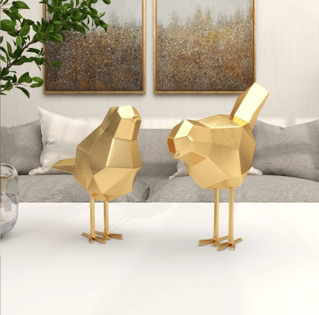 Salara    Birds   Set   of   2   Decorative   Accent